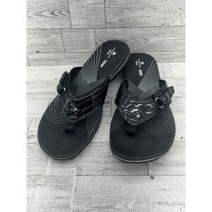 Clarks Cloudsteppers Shoes Womens Size 9 Cushion Soft Comfort Sandals Slide